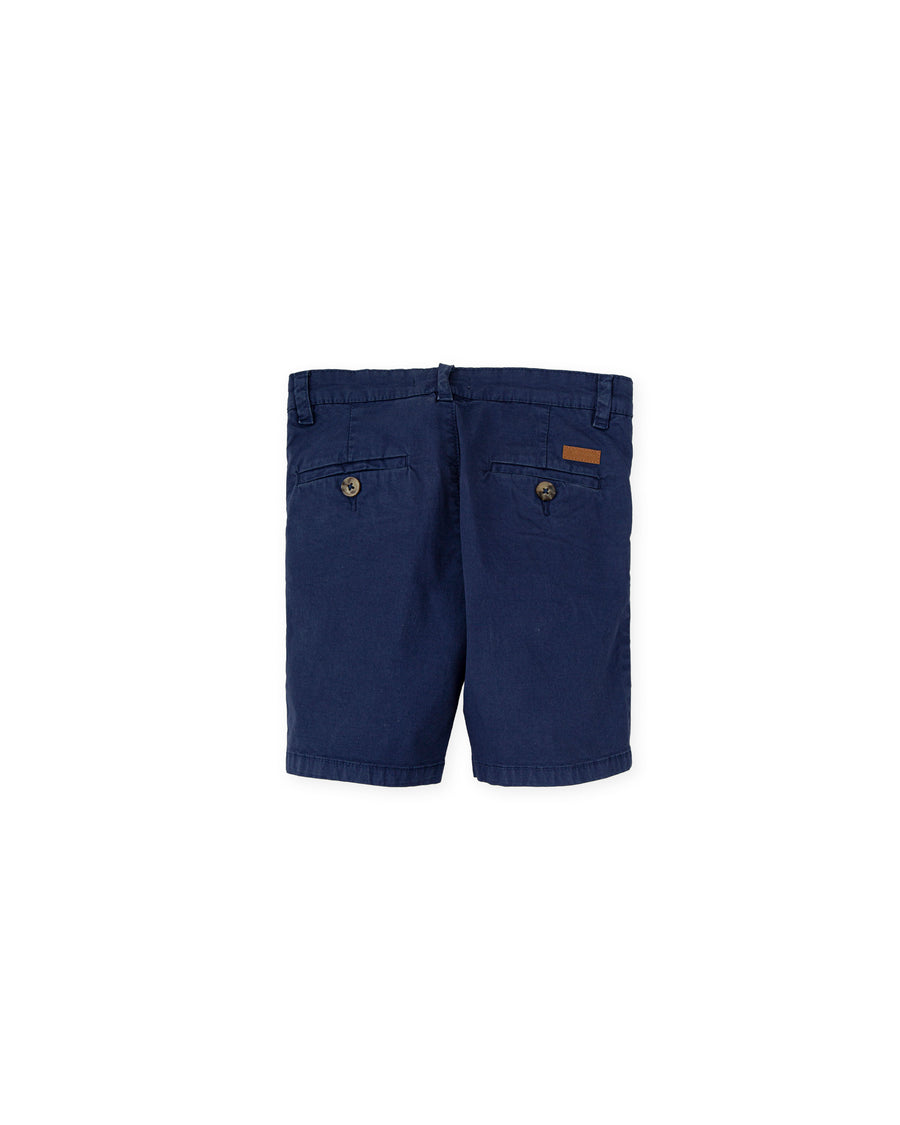 TUTTO PICCOLO Bermuda Cotone Blu Marino Primavera-Estate