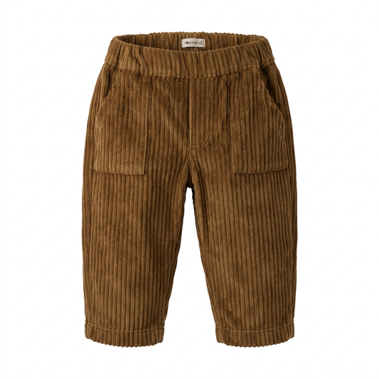 COCCODE' Pantalone Velluto a Coste Verde Oliva Autunno-Inverno