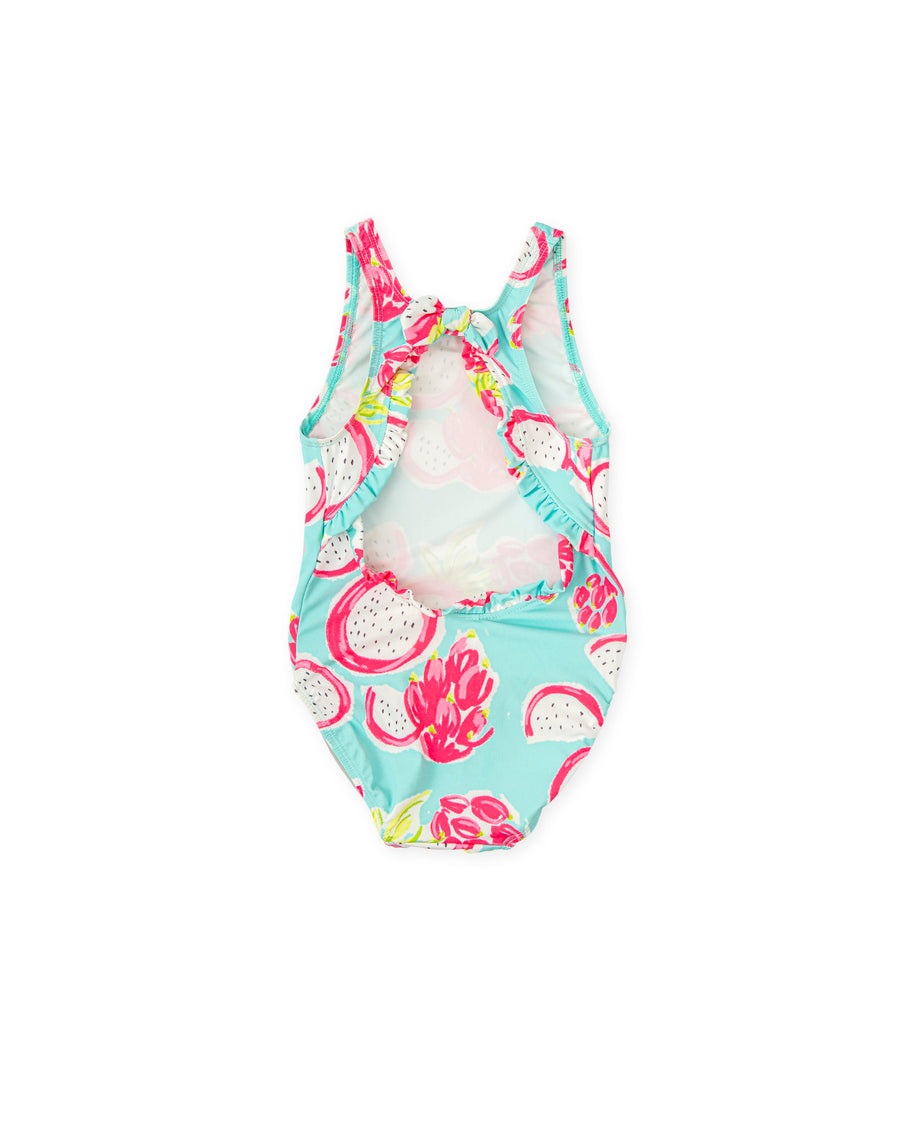 TUTTO PICCOLO Costume Intero Fantasia Pitaya Acquamarina-Fucsia Primavera-Estate