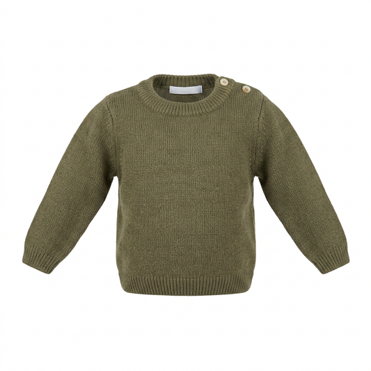 COCCODE' Pullover in Tricot Verde Drago Autunno-Inverno