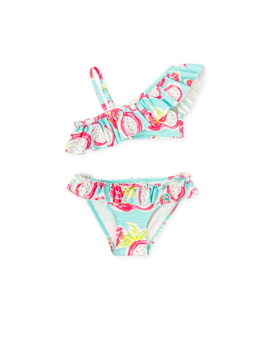 TUTTO PICCOLO Costume Bikini Fantasia Pitaya Acqua Marina-Fucsia Primavera-Estate