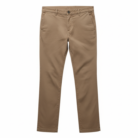 MANUEL RITZ Pantalone Chino Tabacco Primavera-Estate