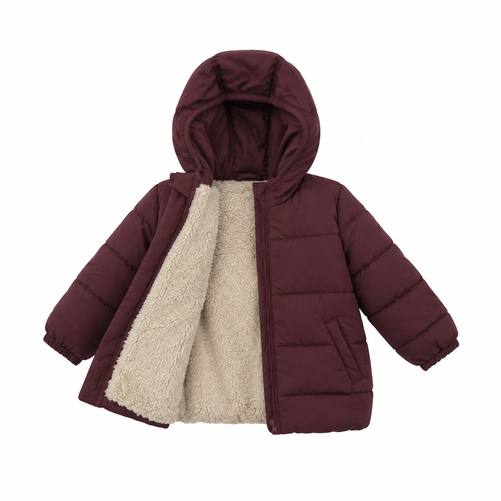 COCCODE' Giubbino con Cappuccio Bordeaux Autunno-Inverno