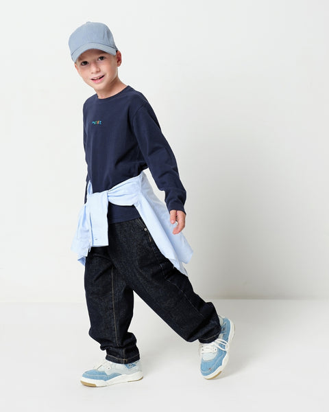 MANUEL RITZ T-Shirt M/L Baby Blu Autunno-Inverno