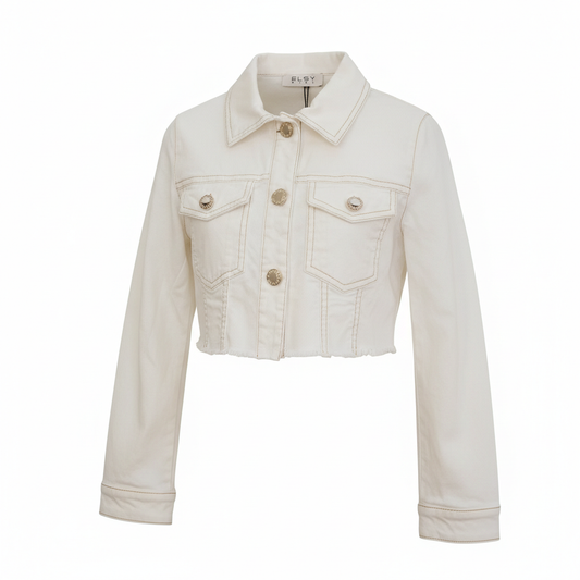 ELSY Girl Giubbino Jeans Colore Yogurt Primavera-Estate