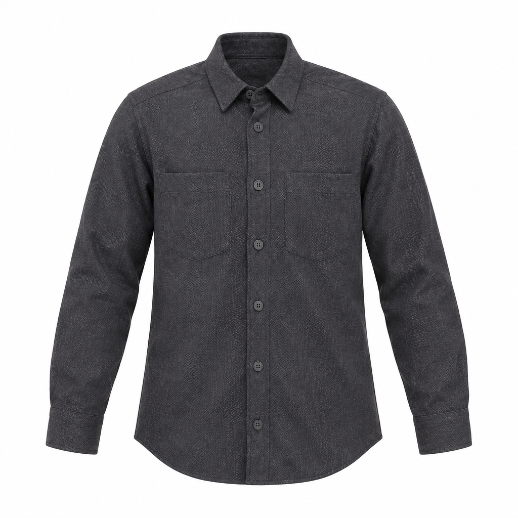 MANUELL & FRANK Completo 2 Pezzi Camicia Giacca + Pantalaccio Blu Autunno-Inverno