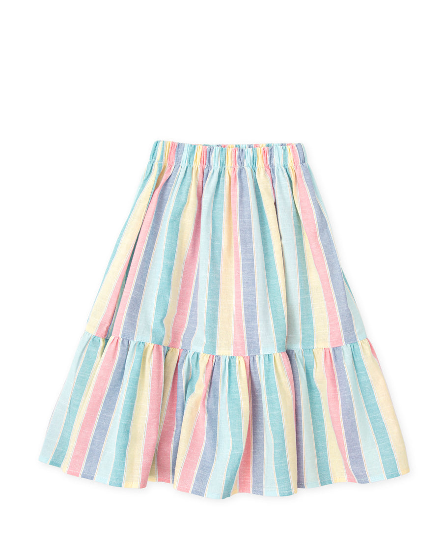 TUTTO PICCOLO Completo 2 Pezzi Top+Gonna Multicolore Primavera-Estate