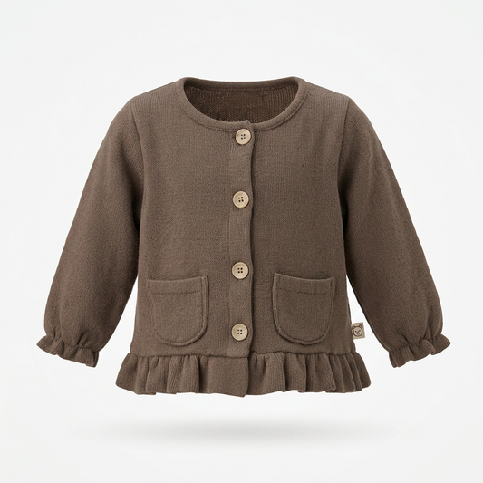 COCCODE' Cardigan Caldo Cotone Fondente Autunno-Inverno