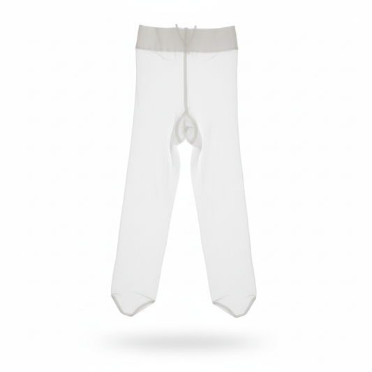 STORY LORIS Collant Tulle Microrete Bianco Primavera-Estate