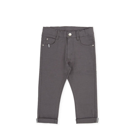 ALL SMALL Anthracite gray 5-pocket trousers
