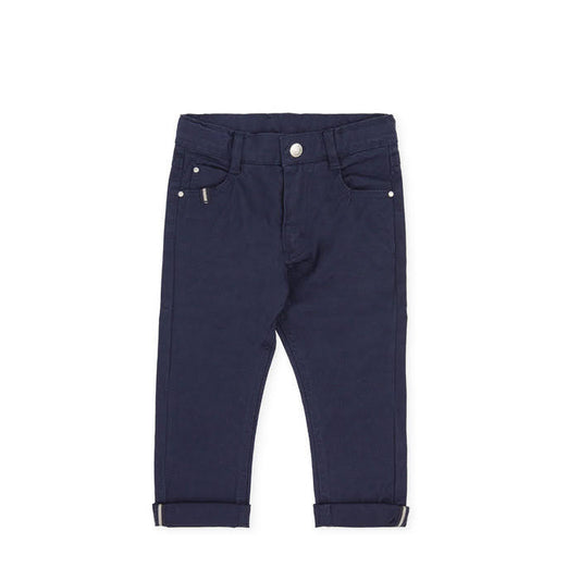 ALL SMALL Navy blue 5-pocket trousers