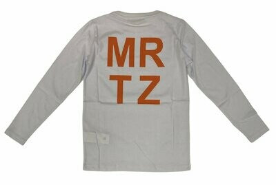 MANUEL RITZ T-Shirt Boy Bianco-Arancione