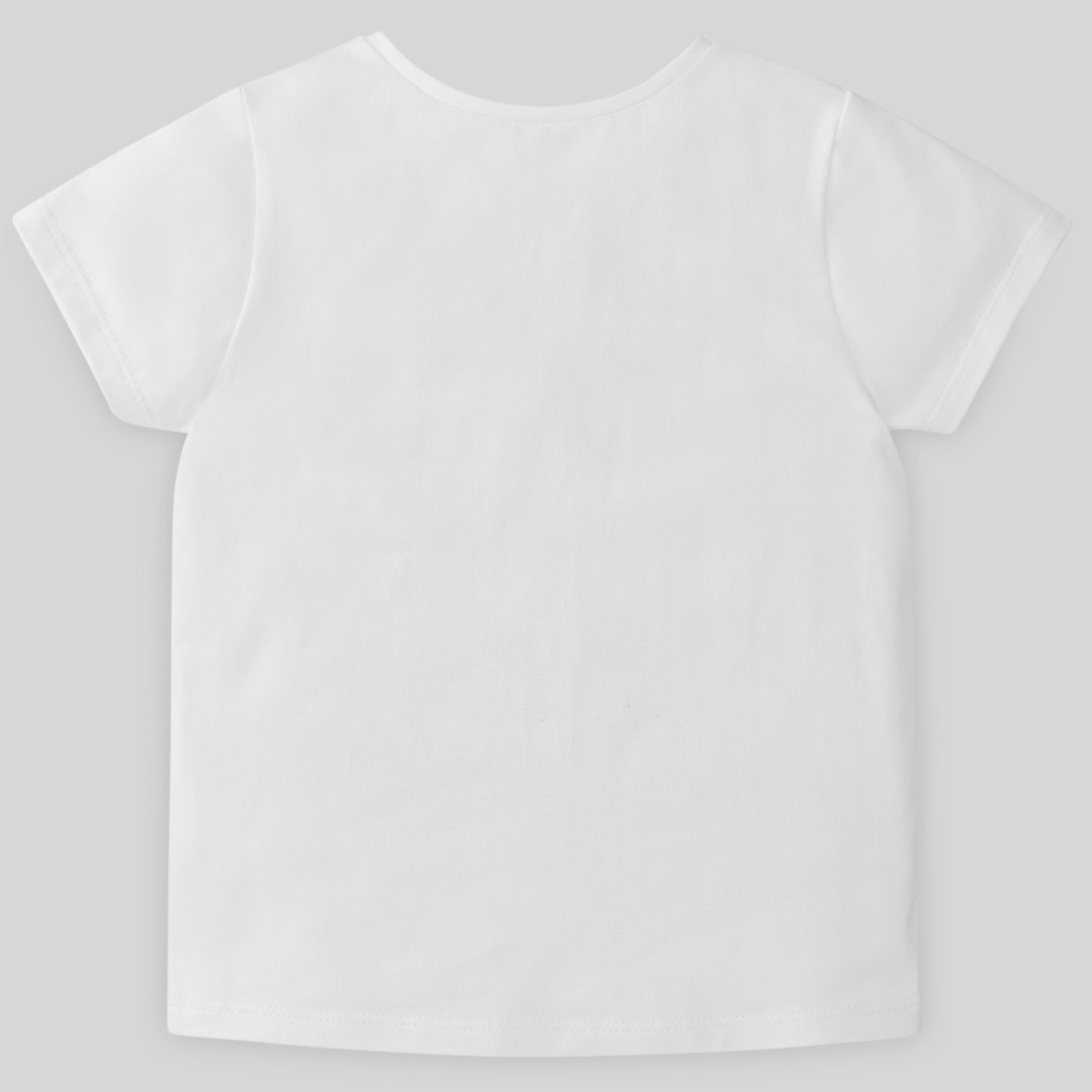 PAZ RODRIGUEZ T-shirt bianca stampa meduse azzurra