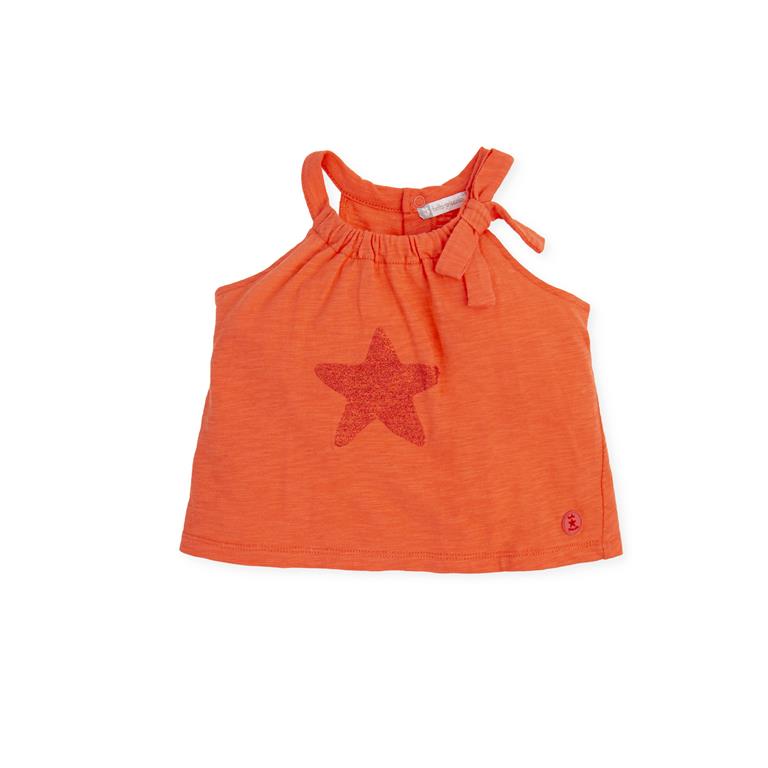 ALL SMALL Coral Cotton Top