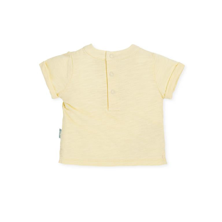 ALL SMALL Yellow Cotton T-shirt