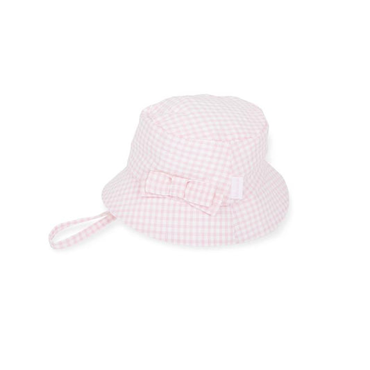 ALL SMALL Pink-White Vichy Patterned Hat