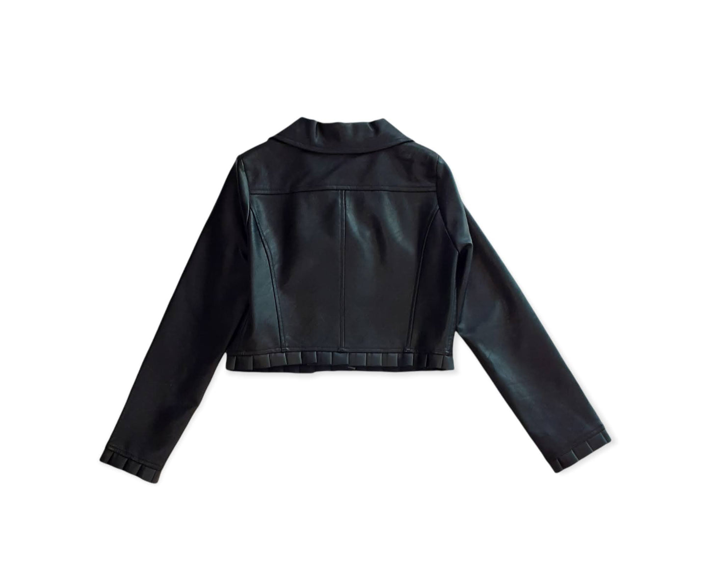 ELSY Black eco-leather jacket