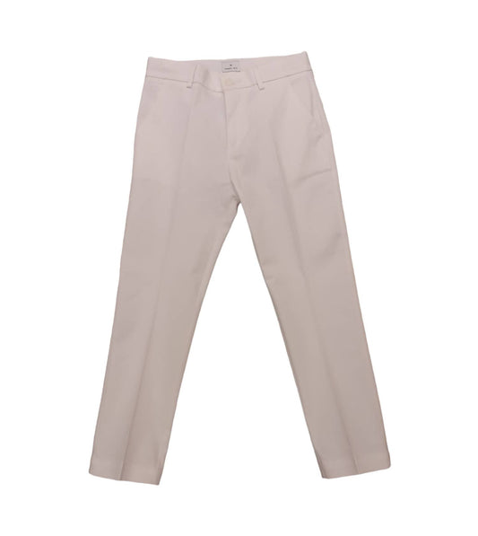 MANUEL RITZ Pantalone Cotone Bianco