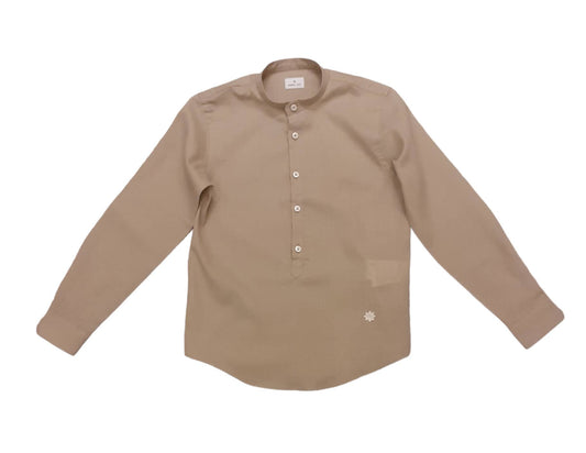 MANUEL RITZ Guru Shirt Linen Blend Hemp Color